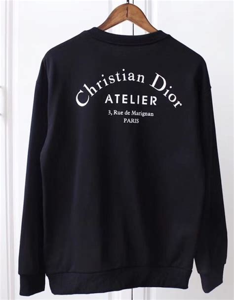 christian Dior atelier black sweater